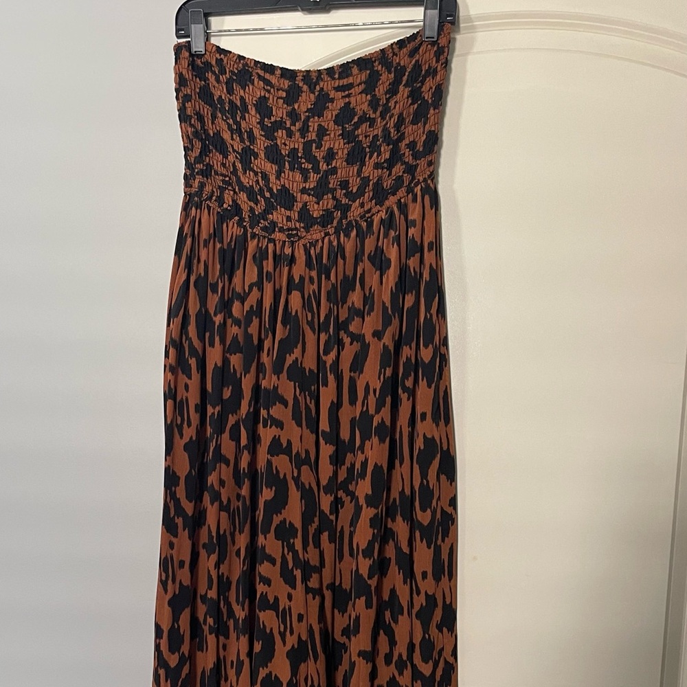 Leopard Print Maxi Jumpsuit